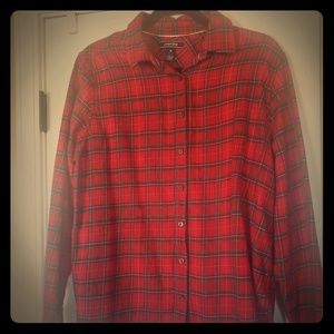 Land's End Women's Flannel NWOT
